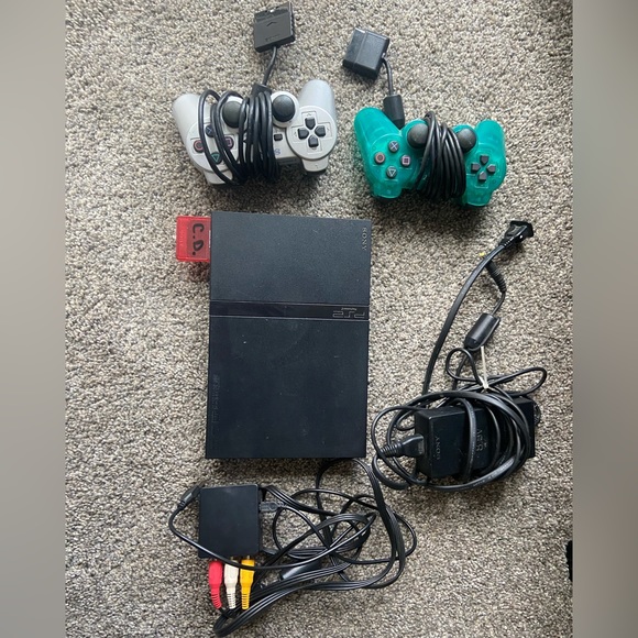 PS2 Bundle - 2 controllers, all the cords, and 6 games. - Picture 2 of 3